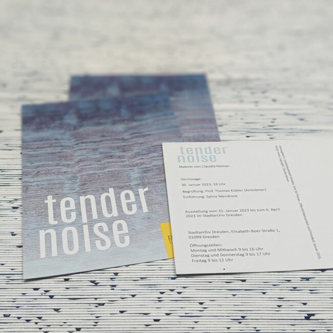 "tender noise" - Ausstellung im Stadtarchiv