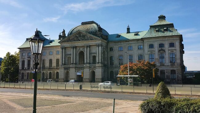 Japanisches Palais an der Großen Meißner Straße.