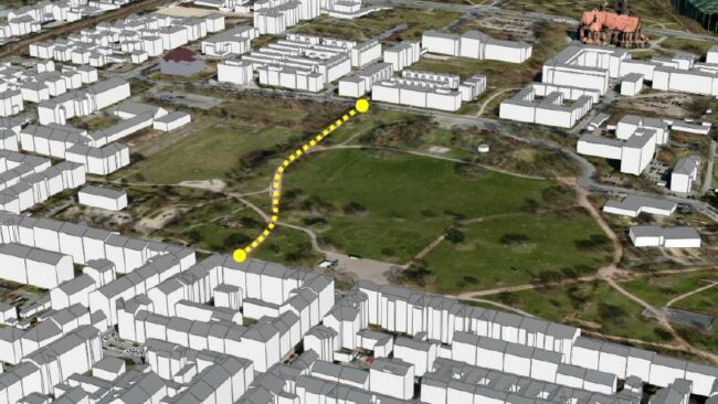 Dieses Stück Rad- und Gehweg soll Leuchten erhalten.