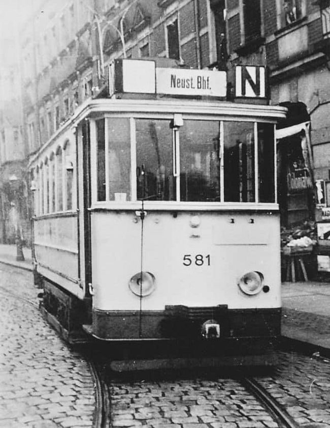 Straßenbahn in den 1930er Jahren