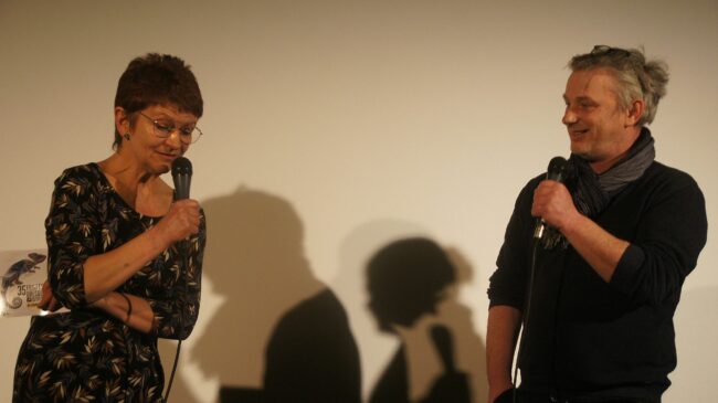 Sylke Gottlebe und Matthias Pfitzner im Gespräch.