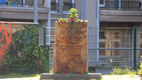 Gedenkstein für Jorge Gomondai