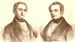 Die Erfinder der ersten Milchschokolade: Gottfried Heinrich Christoph Jordan und August Friedrich Timaeus