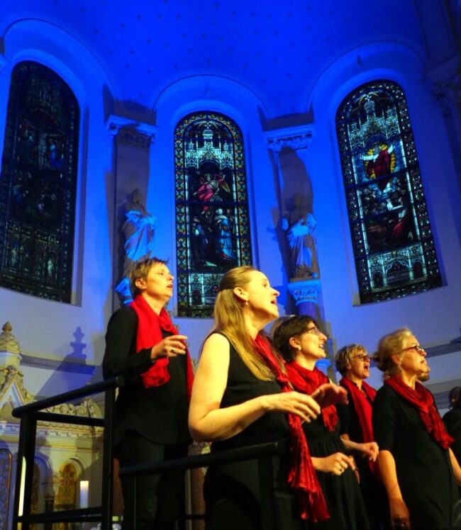 Gospelchor in der Martin-Luther-Kirche