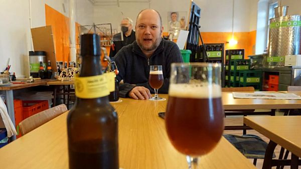 Lenin in der Schalander der Hausbrauerei. Foto: Archiv/Jonas Breitner 2021