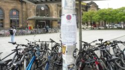 Achtung! Fahrräder, die am 19. Juni noch am Bahnhof Neustadt stehen, werden entfernt.