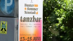 Tanzbar auf der Sebnitzer Straße am Wochenende.