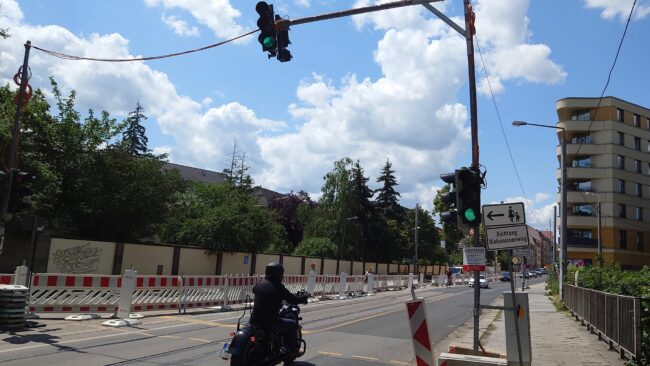 Auf der Brücke ist ab Sonnabend nur noch stadteinwärtiger Verkehr möglich.