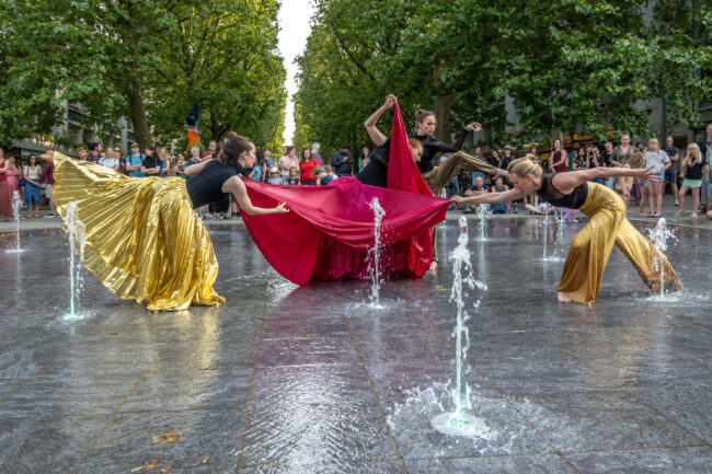 Tanz im Wasser – Foto: Ulrich van Stipriaan