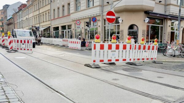 Sperrung des Bischofsweges und Straßenbahnumleitung sollen ab Sonntag aufgehoben werden.