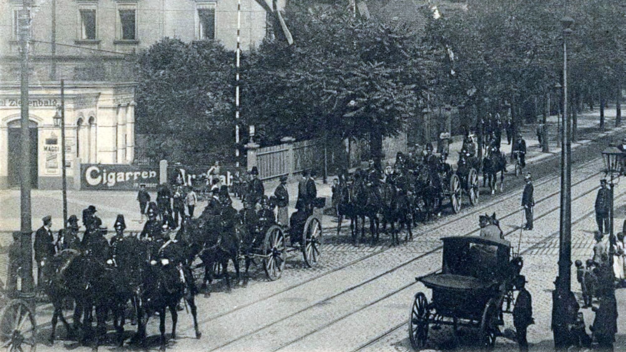 Ausbaupläne für die Königsbrücker Straße gab es schon vor knapp 120 Jahren. 