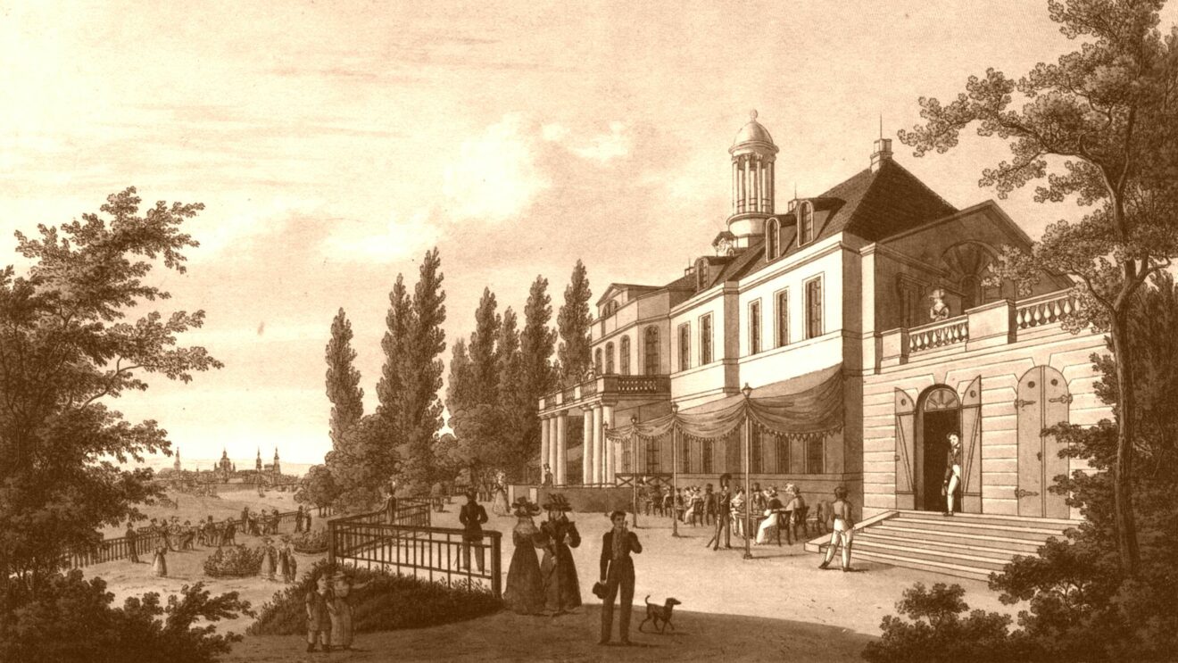 Findlaters Palais um 1850
