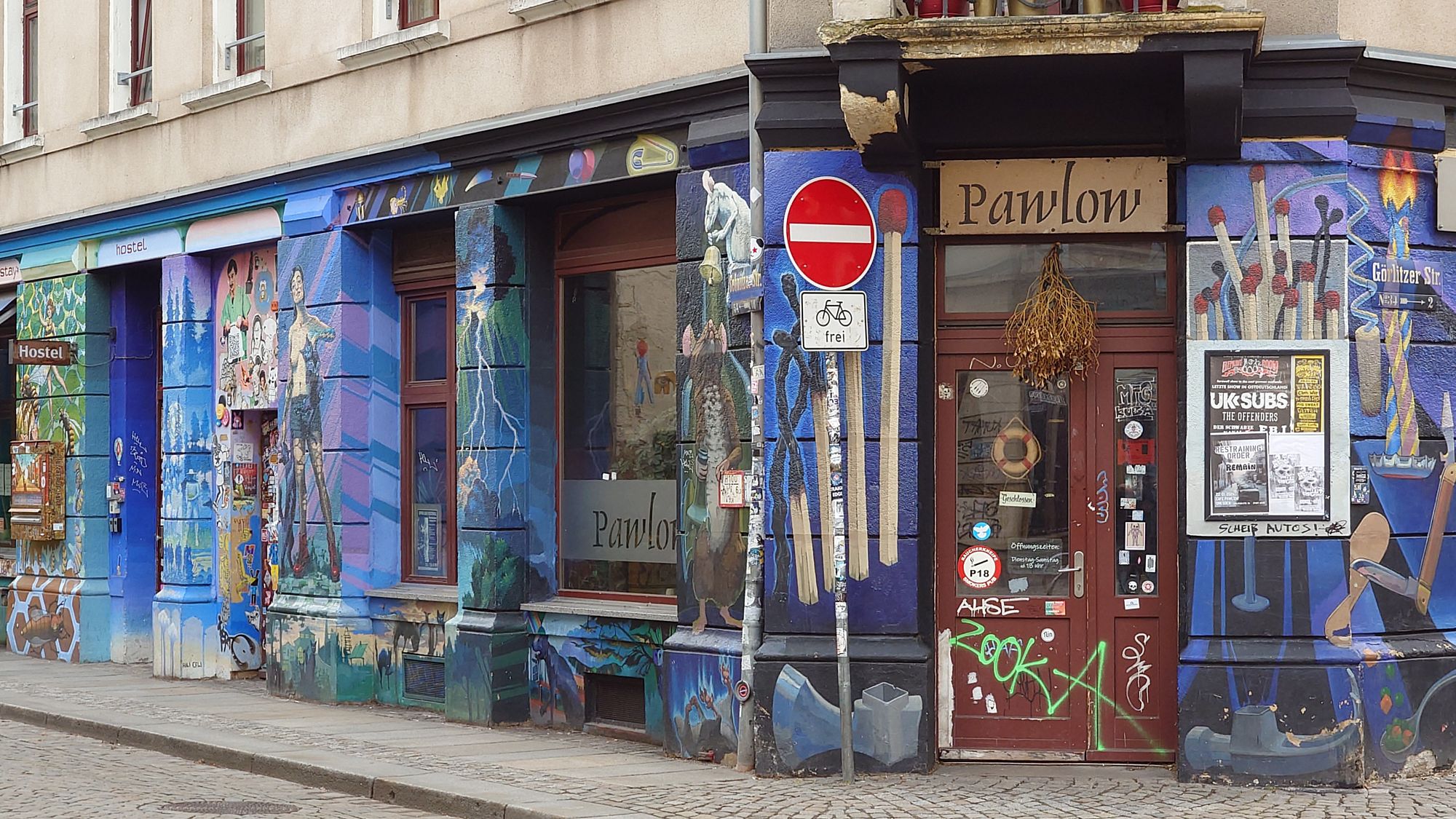 Neues Schild an der Sebnitzer Straße.