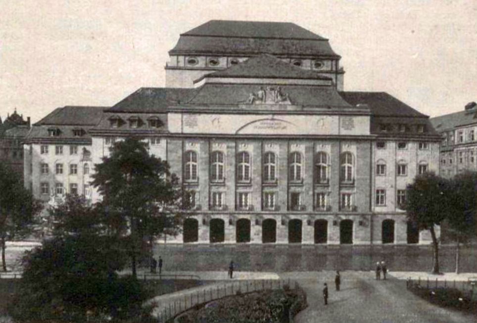 Neues königliches Schauspielhaus zu Dresden. Foto: gemeinfrei