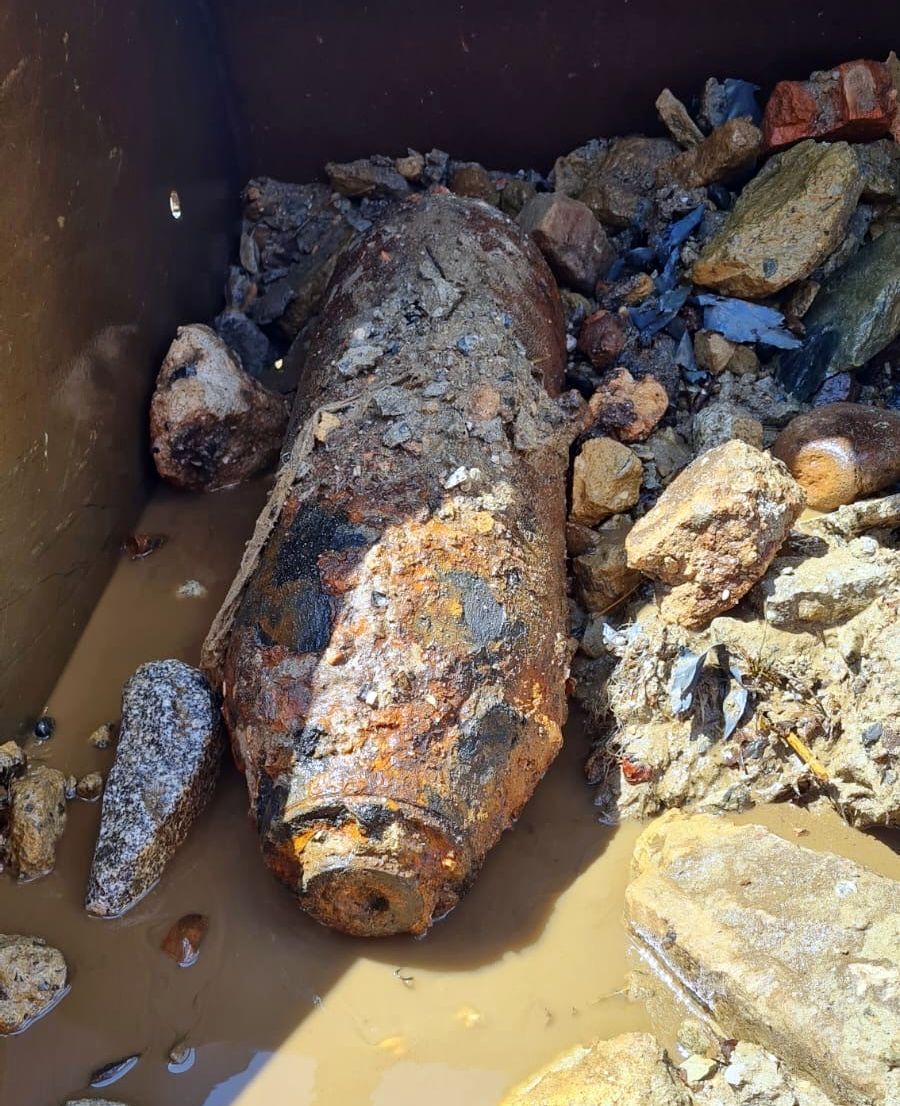 Erneut wurde in der Elbe eine Weltkriegsbombe gefunden. Foto: Stadtverwaltung Dresden