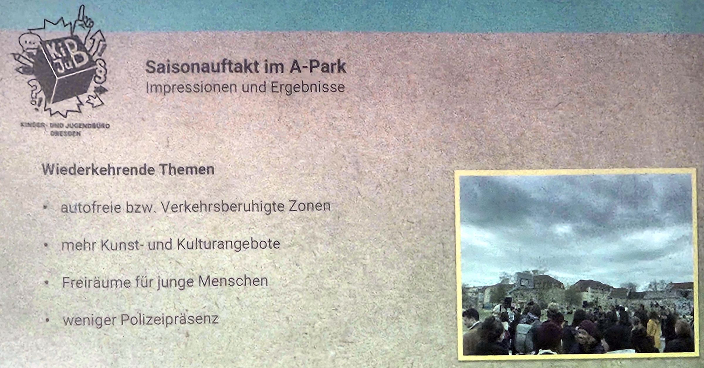 Auszug aus der Präsentation des Kinder- und Jugendbüros. 