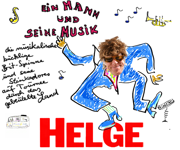 Helge Schneider, am 23. August in Dresden, Junge Garde