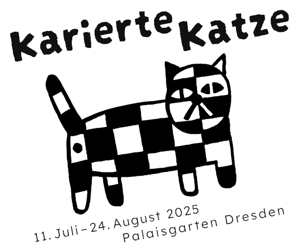 Karierte Katze