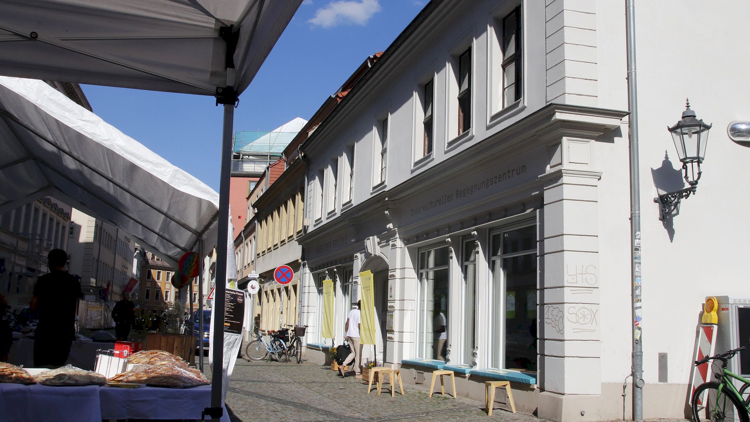 Haus der Brücke an der Rähnitzgasse - Foto: Anton Launer