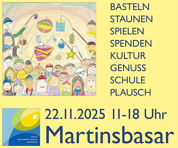 Martinsbasar in der Waldorfschule Dresden