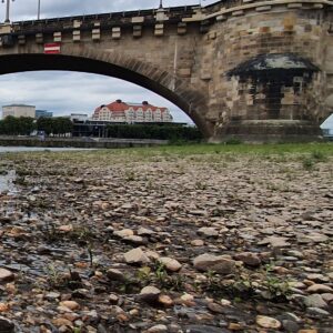 Augustusbrücke an der Elbe - Foto: Archiv Anton Launer