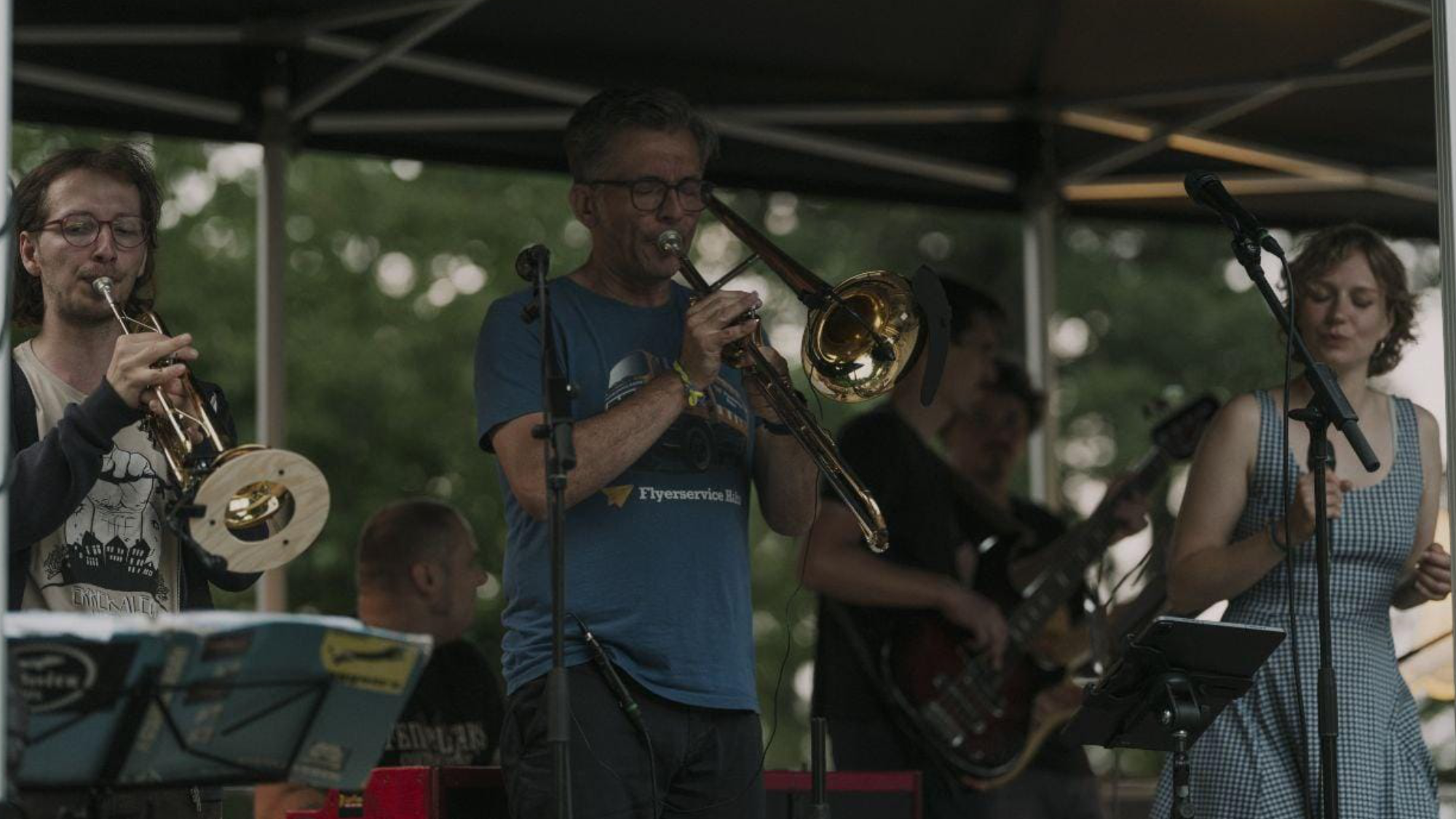 Die "Skaprifischer" live. Foto: Iona Dutz, Lausitz Kultur