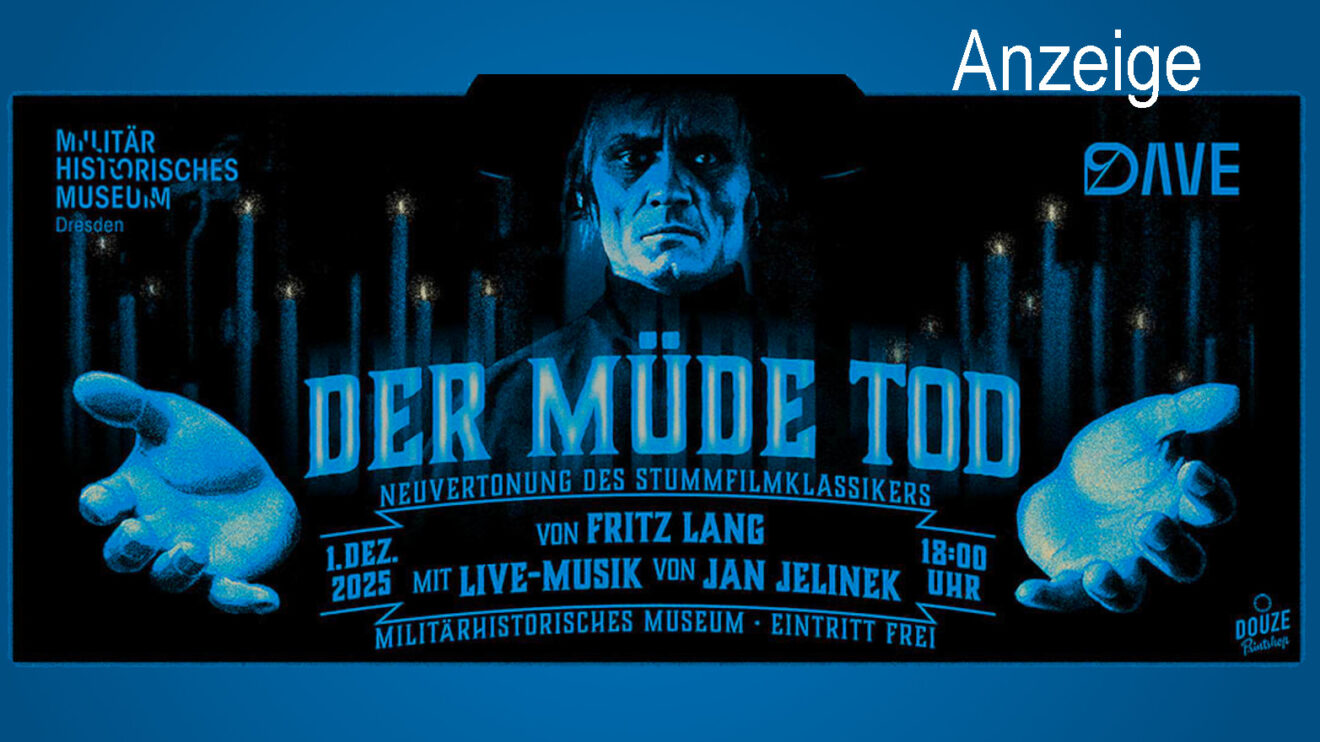Der müde Tod (1921) von Fritz Lang neu vertont. Grafik: Douze/Lars P. Krause