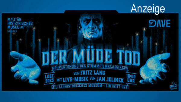 Der müde Tod (1921) von Fritz Lang neu vertont. Grafik: Douze/Lars P. Krause