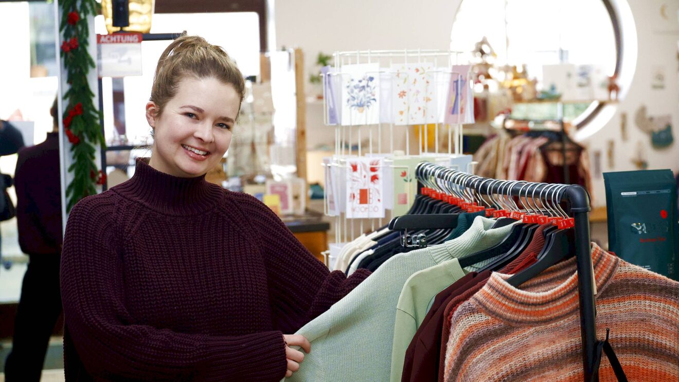 Lisa Winkler im Konzeptstore Mjuuk - Foto: Anton Launer