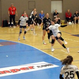 Fast jeder Wurf ein Treffer, Katja Kaden war mit 14 Treffern die Torschützenkönigin der Party. Foto Sportfreunde 01