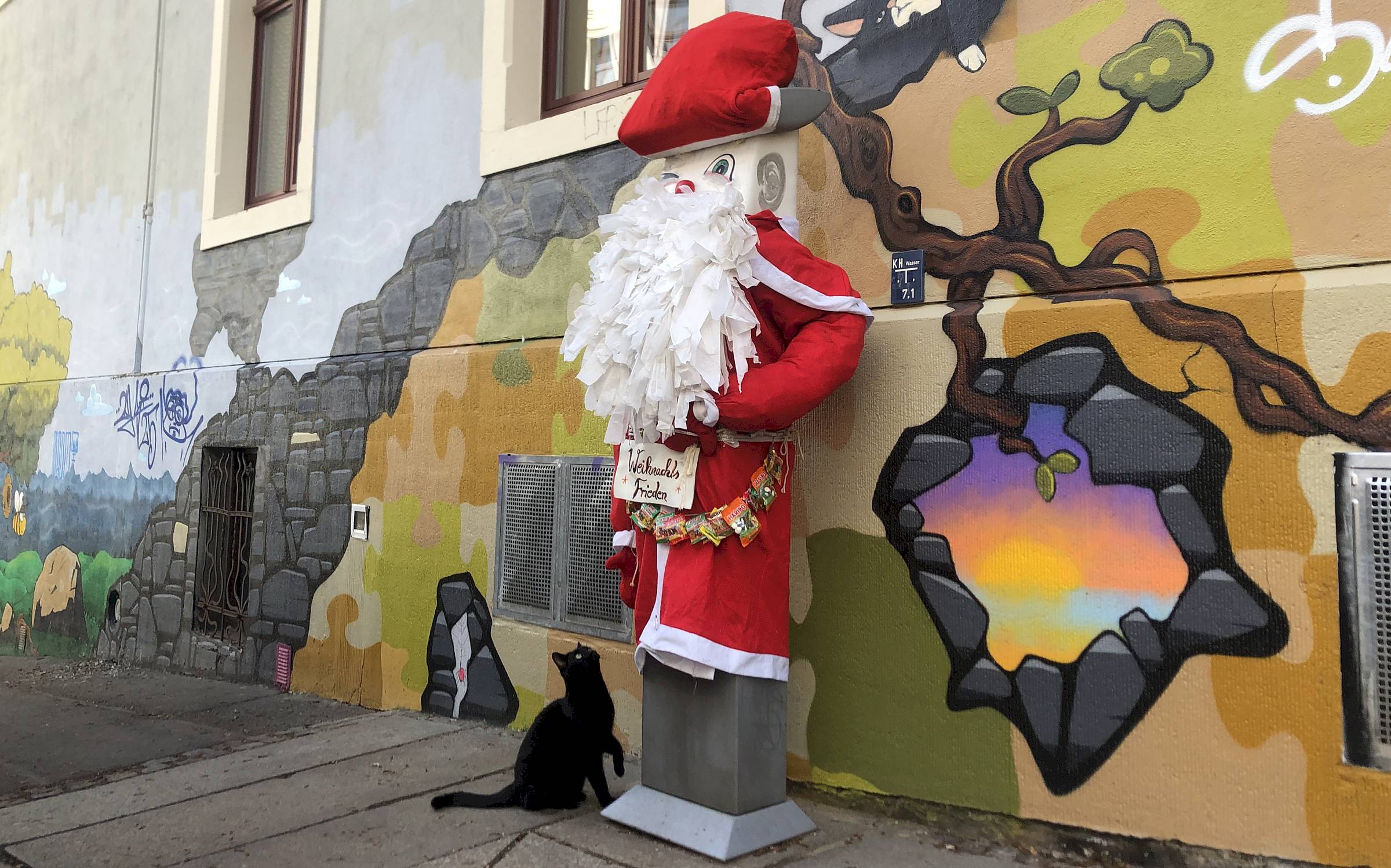 Weihnachtsautomat auf der Nordstraße - Foto: Martha Kohn