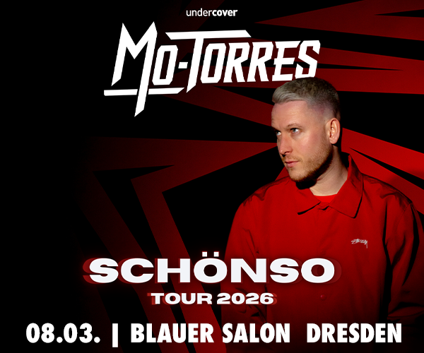 Mo Torres am 8. März in Dresden, Blauer Salon