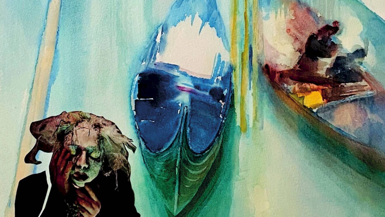 Karneval in Venedig, Ausschnitt, Werner Pinkert