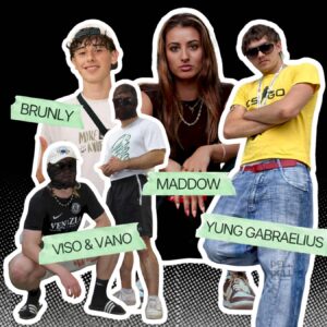 Landstreicher gibt den Handreicher Handreicher - Hip-Hop-Session in der Groovestation - Fotomontage: Landstreicher