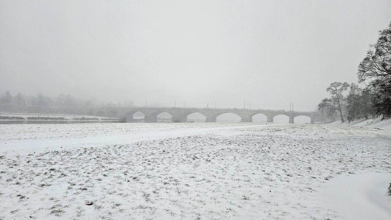 Dresden am Freitagmorgen - Foto: Anton Launer