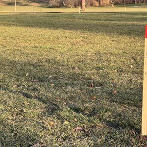 XXL-Streichholz als Baummarkierung - Foto: Enna Miau