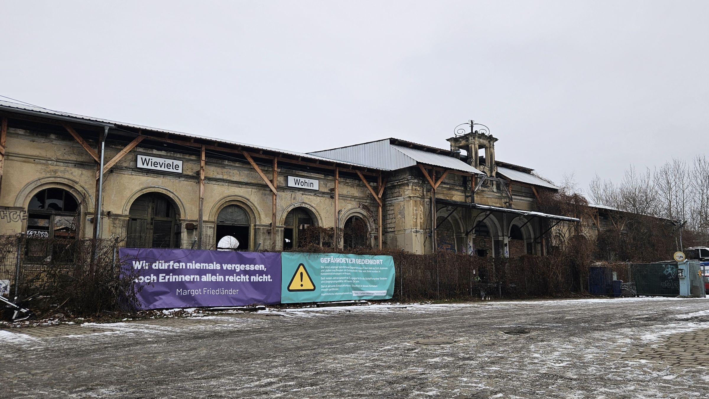 Die konzeptionelle Arbeit für den Gedenkort am Alten Leipziger Bahnhof kann fortgeführt werden. Foto: Anton Lauer