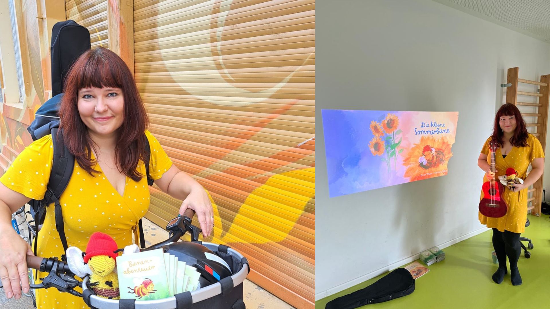 Kinderbuchautorin & Musikerin Enna Miau auf Tour in 01099 mit ihren "Bienenabenteuern"