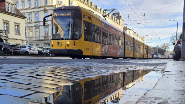 Die Königsbrücker Straße macht morgen bahnfrei. Foto: Anton Launer