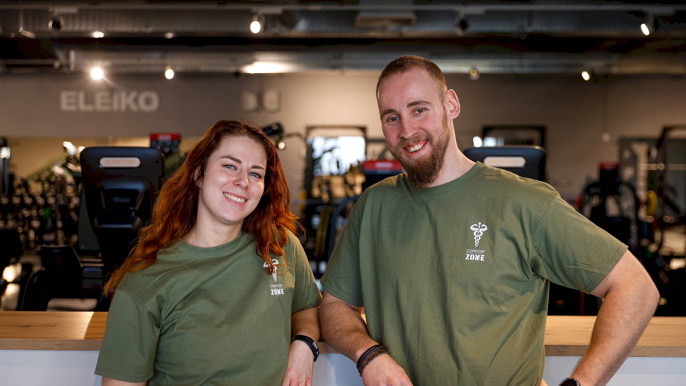 Eröffnen die ComfortZone im Simmel-Center - Laura Wollermann und Philipp Müller-Rausch - Foto: Florian Varga