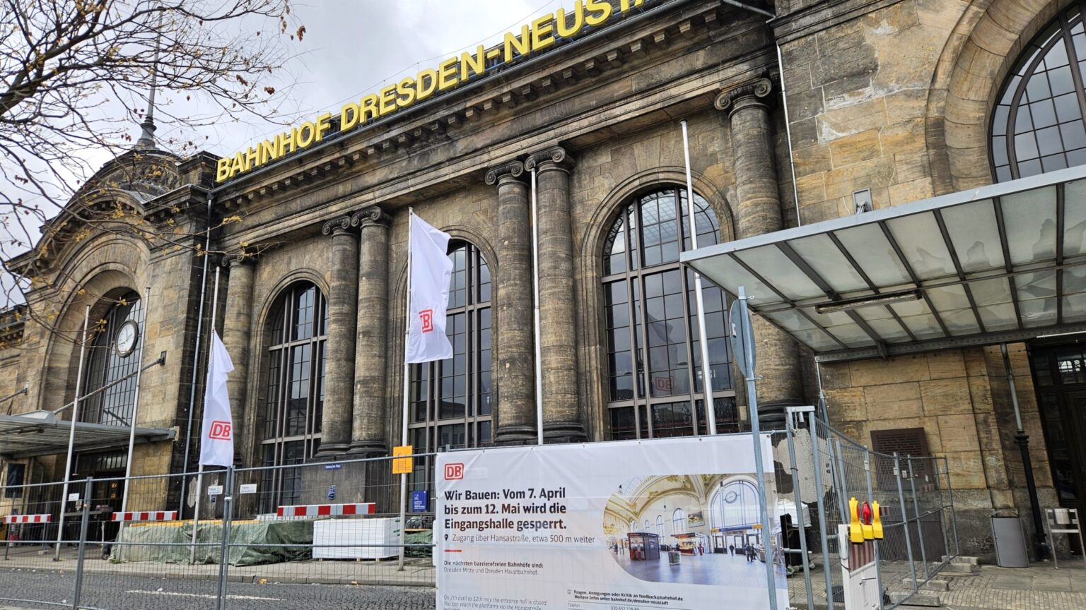 Dresden Bahnhof Neustadt Hansastrasse