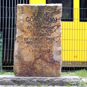 Jorge-Gomondai-Gedenkstein - Foto: Anton Launer