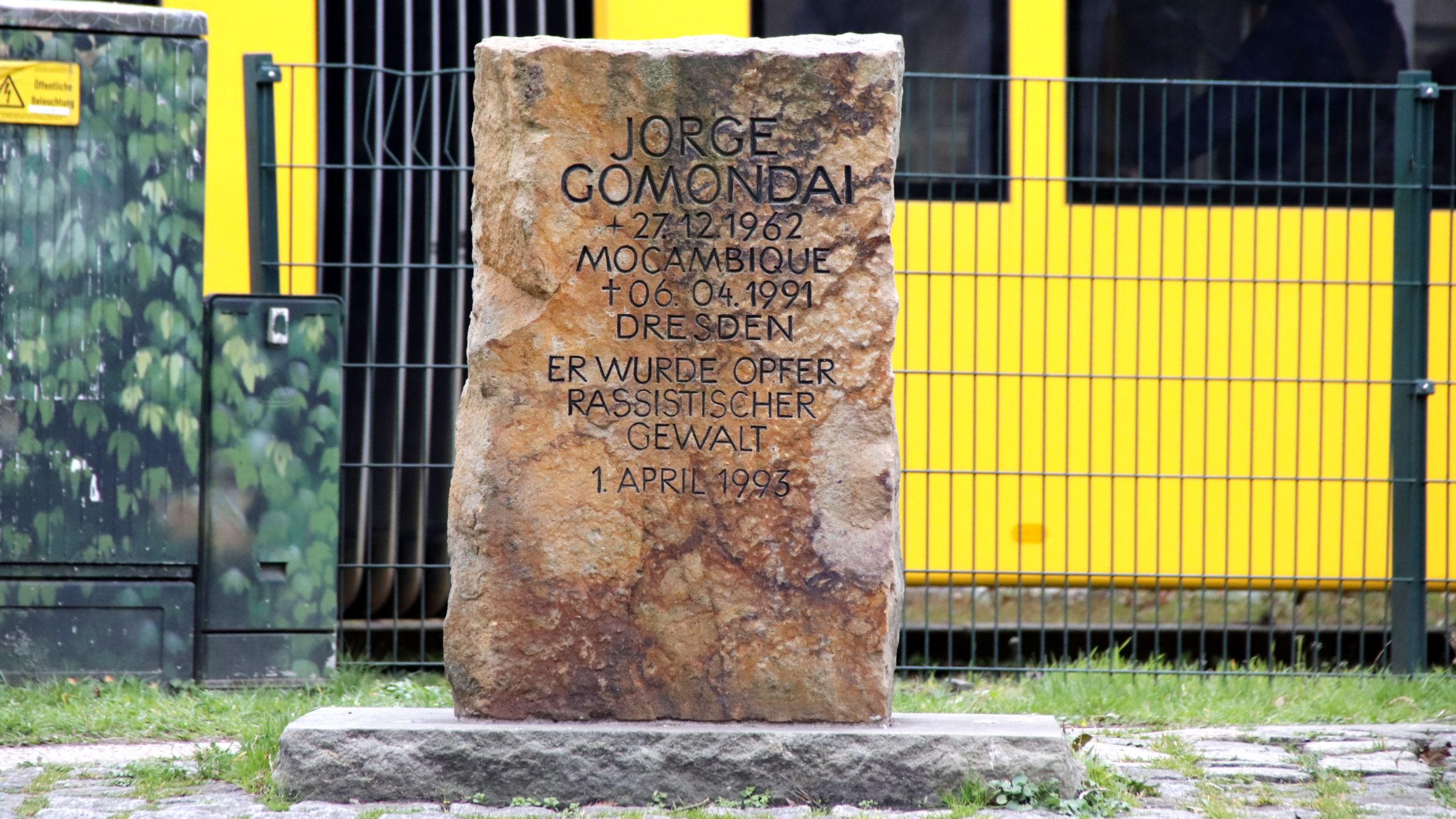 Jorge-Gomondai-Gedenkstein - Foto: Anton Launer