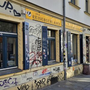 Schließt noch im April - die Reisebuchhandlung - Foto: Anton Launer