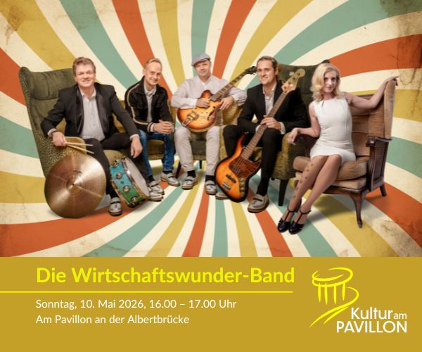 Wirtschaftswunderband am 10. Mai