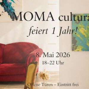 MOMA cultura feier Jubiläum_Flyer
