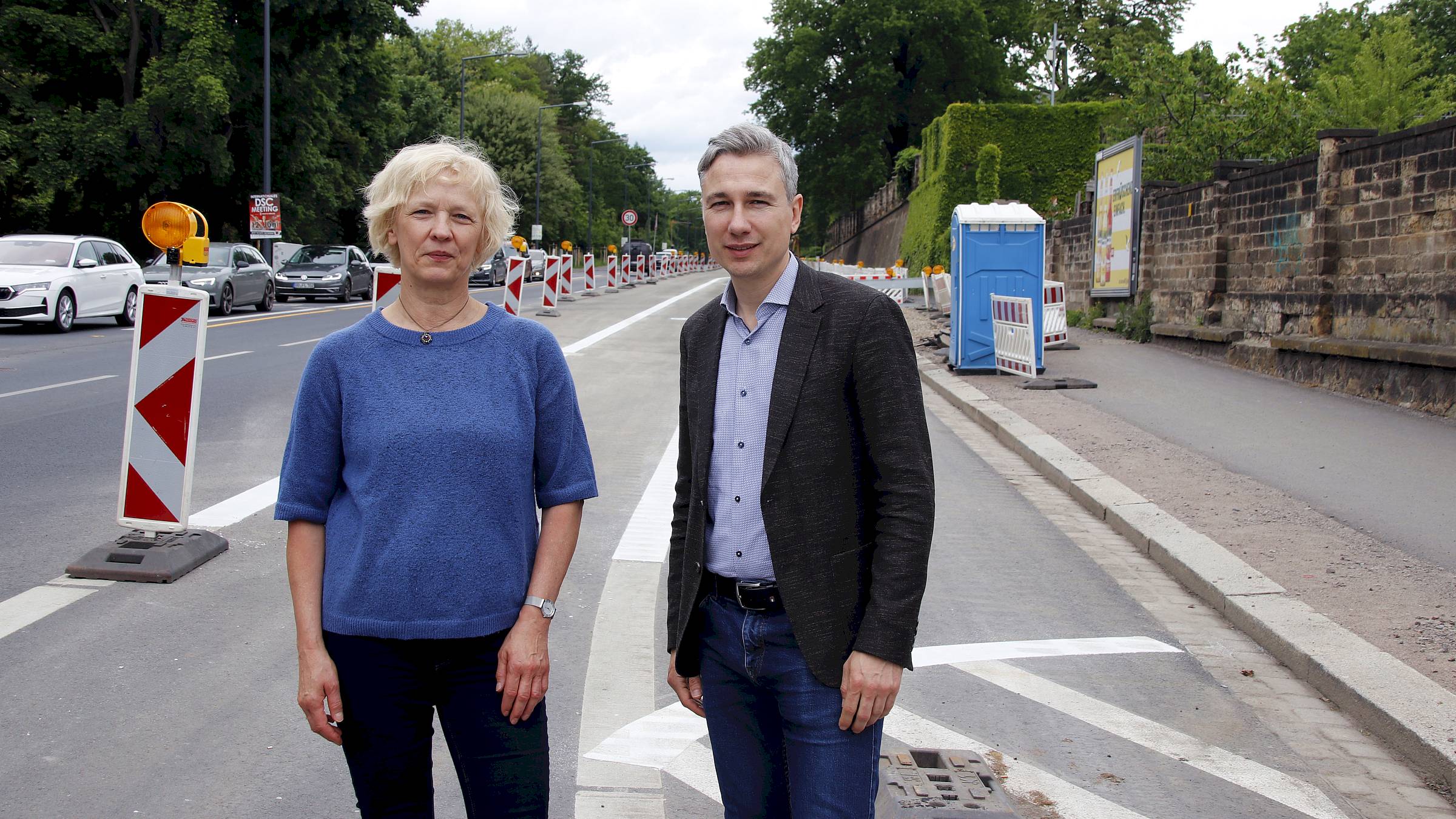 Bauamtsleiterin Simone Prüfer und Baubürgermeister Stephan Kühn - Foto: Anton Launer