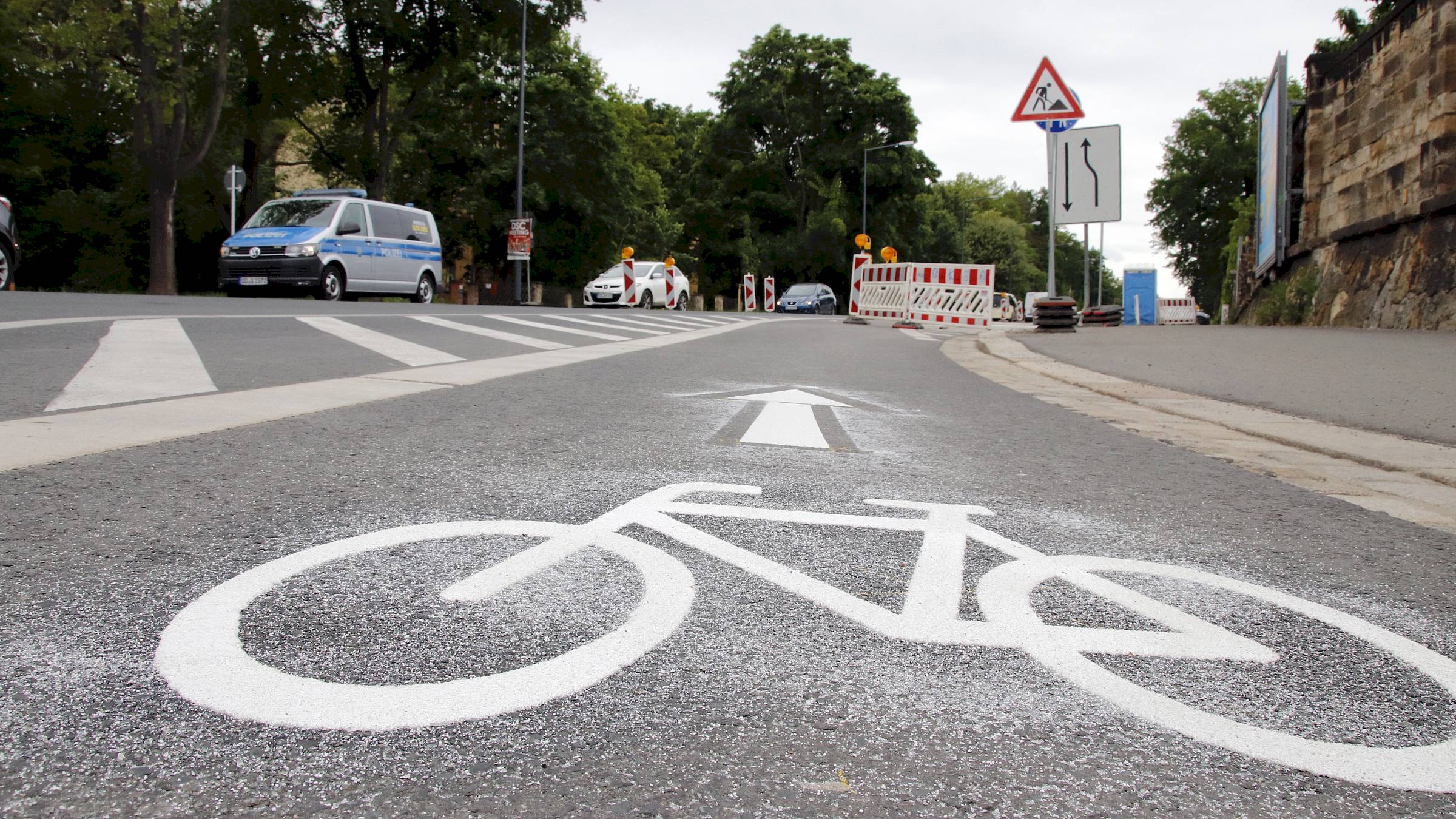 Nagelneuer Radweg in Richtung Hammerweg. Foto: Anton Launer