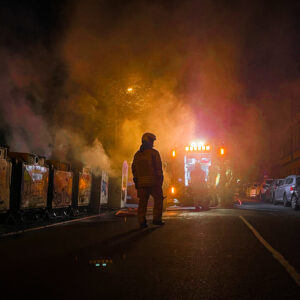 Mehrere Brände mussten vergangene Nacht durch die Feuerwehr bekämpft werden. - Foto: Florian Varga