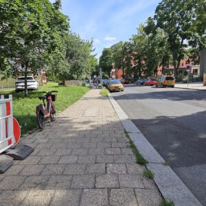 Der Abschnitt zwischen Holzhofgasse und Hausnummer 6 wird saniert. Foto: Anton Launer